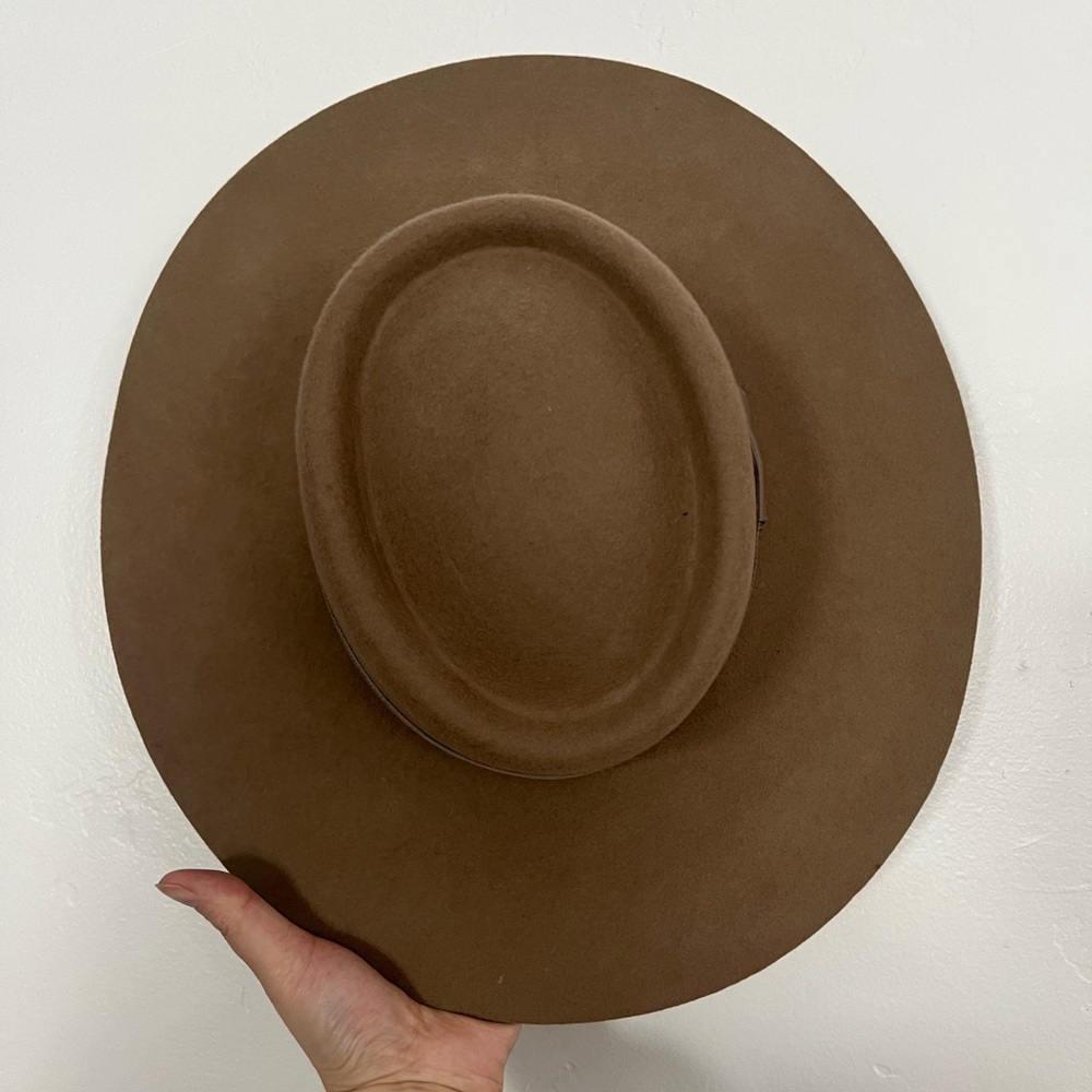 100% Wool Felt Wide Brim Hat